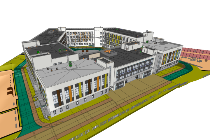 Средняя общеобразовательная школа на 1500 мест в Ленинском г.о