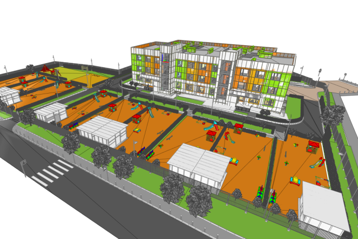 Детское образовательное учреждение на 200 мест